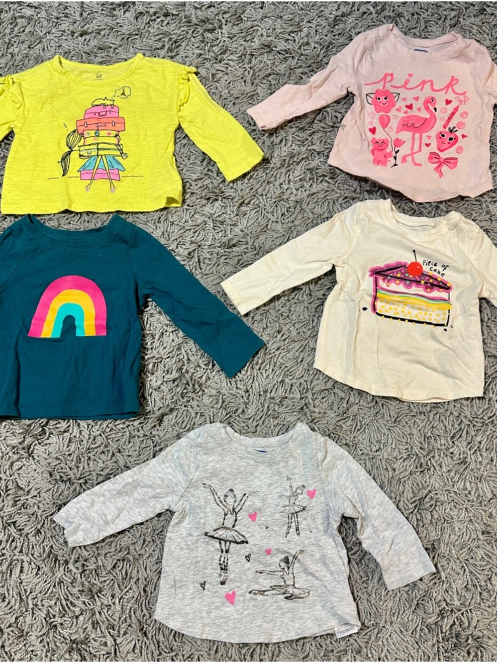 Kids Long-Sleeve Tees - Assorted Colors (Set)